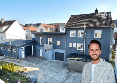 Wohntraum und Werkstatt in einem – Stilvolles Haus mit großzügiger Arbeitsfläche in Gerchsheim