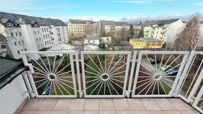 3-Zi.-Maisonette-Wohnung mit Balkon u. EBK auf dem Schloßberg