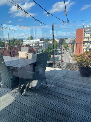 Penthouse über den Dächern Hamburgs