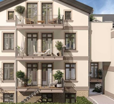Moderne 4-Zimmer-Wohnung über 2 Etagen mit Balkon, Terrasse & Garten