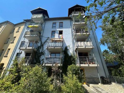Helle 2-Zimmer-Wohnung mit Blick ins Grüne