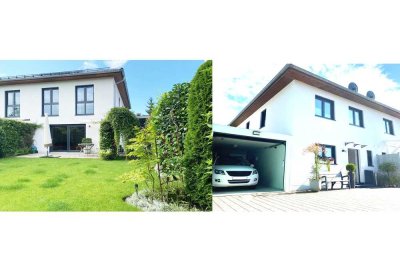 Moderne und ruhige Doppelhaushälfte mit Gartenoase, Garage & Top-Anbindung – Schöffelding