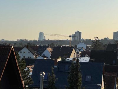 3,5 Zimmer Maisonette Wohnung in Frankfurt Seckbach mit schönem Blick