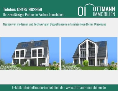 NEUBAU von modernen Doppelhäusern direkt in Leinburg