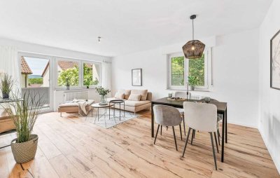 3 Zimmer Wohnung mit Balkon und 2 Garagen