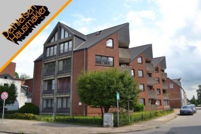 Vermietete 2-Zi.-Eigentumswohnung mit Fahrstuhl in zentraler Lage im Mittelzentrum Heide, Kreis Dith