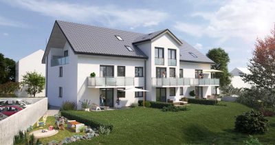 Neubauprojekt, KfW 40 NH, 4,5 Zi Terrassenwohnung mit Gartenanteil in Brackenheim-Dürrenzimmern