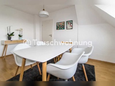 Tauschwohnung: Ein geräumiges, sonniges und zentral gelegenes Penthouse