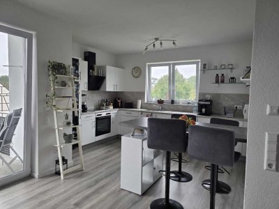 Exklusive Obergeschosswohnung zum Erstbezug im schönen Obersontheim