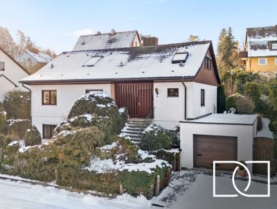Zentrale Lage! Einfamilienhaus mit ELW und traumhaftem Grundstück in Aichig