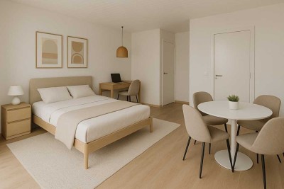 Renovierte Wohnung in ruhiger Lage mit Balkon
1-Zimmer-Wohnung mit TG-Stellplatz