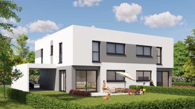 Neubau-DHH inklusive Grundstück mit QNG Siegel - Zinsvorteile durch KFW Finanzierung