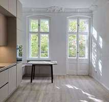 Stilvolle 3-Zimmer-Stuckaltbauwohnung mit Balkon & Designküche - Moabit, Erstbezug & Provisionsfrei