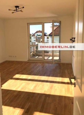 IMMOBERLIN.DE – Toplage! Sonnige Wohnung mit Südterrasse & Pkw-Stellplatz in Seenähe bei Berlin