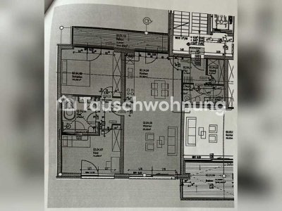 Tauschwohnung: Großzügige 3-Zimmer Neubau Wohnung mit Balkon und TG-Platz