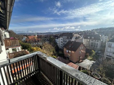 Ambiente in Aussichtslage - Kernsanierte 2-Zimmer Wohnung im Stuttgarter Westen