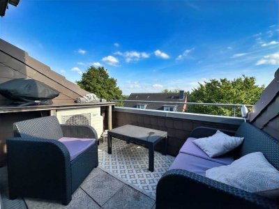 Lichtdurchflutete Dachgeschosswohnung mit Dachterrasse