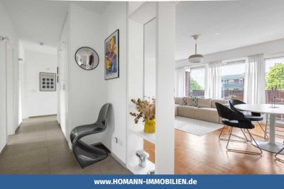 Design trifft Ruhe – Exklusive, sanierte 4-Zimmer-Wohnung am Ende der Sackgasse in Gievenbeck