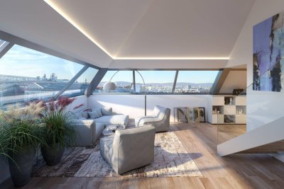 Baubewilligter Rohdachboden für Luxuspenthouse in 1050 Wien - 390m2 Nutzfläche