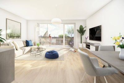 ERSTBEZUG: Hochwertige 2-Zimmer-Erdgeschoßwohnung in Ruhelage - nahe Hauptplatz in 2320 Schwechat – unbefristet zu mieten