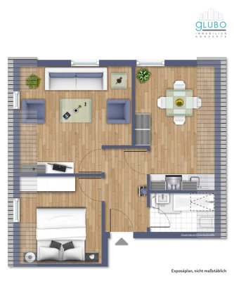 Gemütliche 2,5 Zimmer DG-Wohnung in Bochum-Wiemelhausen!