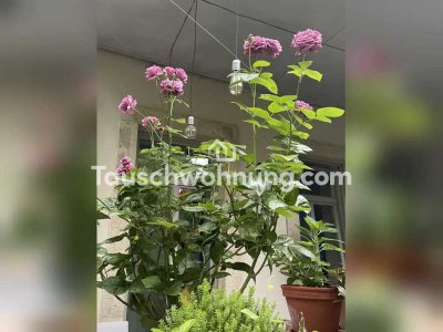 Tauschwohnung: 2 R Wohnung mit großem Balkon 01099 vs. 4-5 R mit Balkon