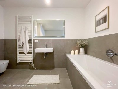 PROVISIONSFREI - ANLAGEWOHNUNGSPREIS NEUBAU | 3-Zimmer Obergeschosswohnung mit südseitiger Loggia im Zentrum
