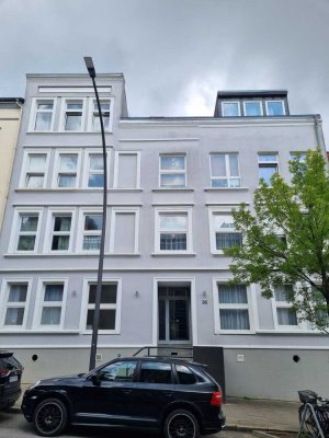 Schöne helle möblierte 1- Zimmer-Wohnung in Hamburg- Harburg- Hohe Straße im Erdgeschoss