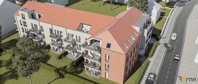 Neubauprojekt KfW 40 QNG: Barrierefreie 2 Zi.-Wohnung im EG mit privater Terrasse