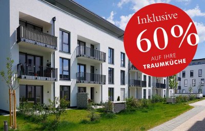 Reine Kapitalanlage: 4-Zimmer-Wohnung mit Balkon + 60 % Rabatt auf Wunschküche