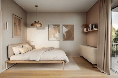 Nachhaltig wohnen: 2-Zimmer-Wohnung mit Balkon im KfW-40 Standard