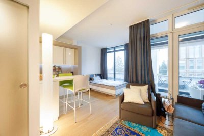 Möbliertes "Penthouse"-Apartment in München-Bogenhausen