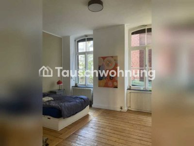 Tauschwohnung: Super gemütlicher Altbau mit Wohnküche und alten Holzdielen