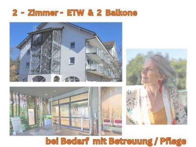 Cleveres Investment oder Betreutes Wohnen! 2 Zi-Whg. in moderner Residenz