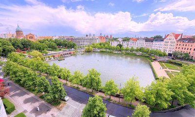 LAKEFRONT PENTHOUSE - PLATZLAGE AM ENGELBECKEN - 3 TERRASSEN - 7. OG / LIFT - GARTEN - TIEFGARAGE