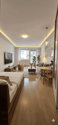 Ab Sofort: Helle, ruhige 1-Zimmer Wohnung Nähe U6/ AKH mit Loggia und Küchenzeile in Bestlage von Währing