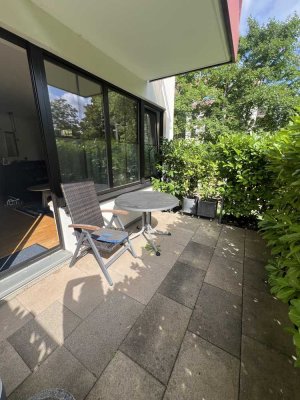 TOP 2 Zi-EG-Whg. mit EBK, Schlafzimmerschrank, Terrasse & Außenstellplatz in Hilden-Süd