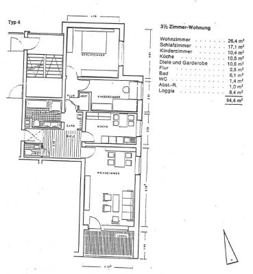 Helle und großzügige 3,5-Zimmer-Wohnung mit Garage in Essen-Rüttenscheid