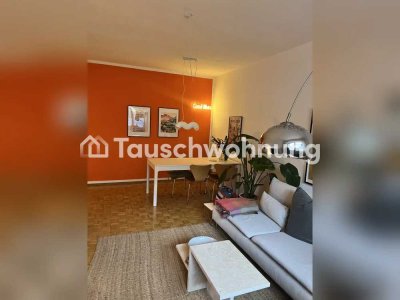Tauschwohnung: Tauschwohnung in Frankfurt-Sachsenh. – 2 Zimmer, Terrasse