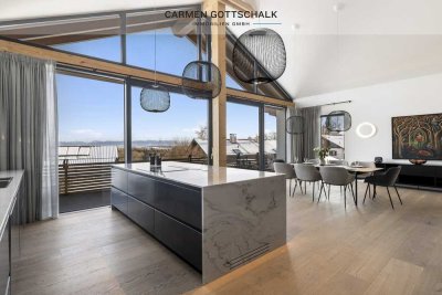Moderne Villa mit fulminantem Alpenpanoramablick - Energieklasse A+- SkylineAlpDomizil