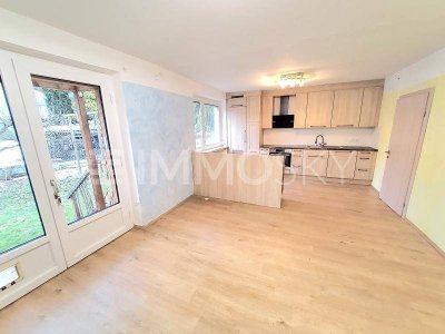 Gartenanlage mit Eigenheim samt Balkon, Garage und Carport; Wilhering