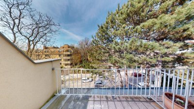 DG-Wohnung ohne Schrägen und mit zwei Terrassen