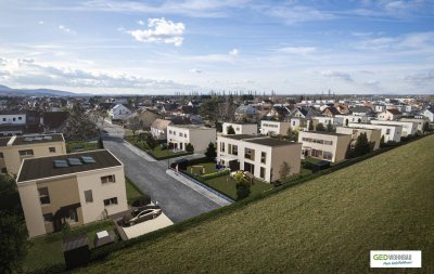 Gediegene Doppelhaushälfte in Königstetten: Erstbezug mit Garten und Doppelparkplatz - Top 2A