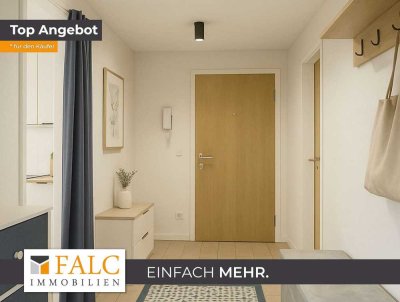 Schön geschnittene Eigentumswohnung mit Loggia  und Blick ins Grüne