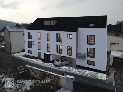 Altersgerechtes Wohnen in effizientem Neubau mit Aufzug und Balkon zentral in Hösbach