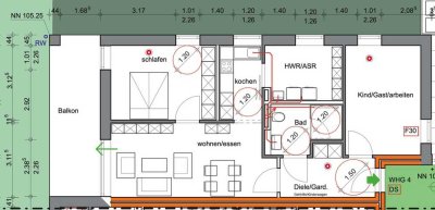 Schöne und moderne 3 Zimmer Wohnung (KfW55) bezugsfertig in Herford