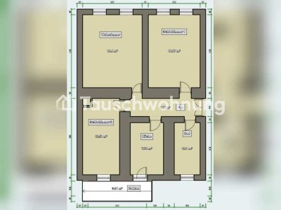 Tauschwohnung: Gut geschnittene 3-Raum Wohnung mit Potential in Neustadt