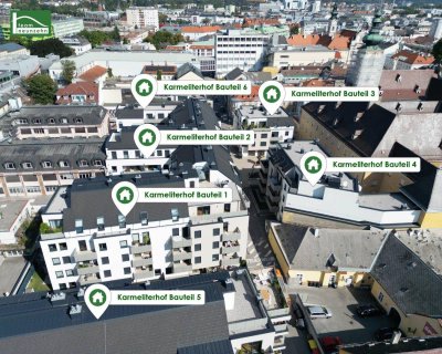 Geräumige 3-Zimmer-Wohnung im Karmeliterhof unweit Rathausplatz!