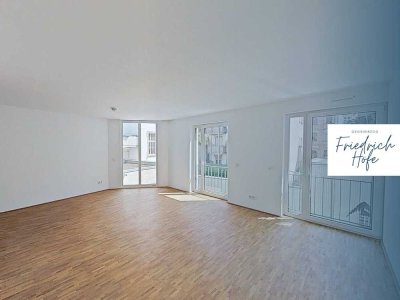 Exklusive 3-Zimmer-Wohnung mit großem BALKON und EBK im Neubauquartier "Großherzog Friedrich Höfe"