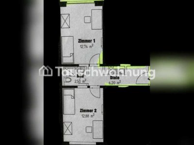 Tauschwohnung: Suche 3-Zimmer-Wohnung in Münster gegen zentrale 2 Zi.